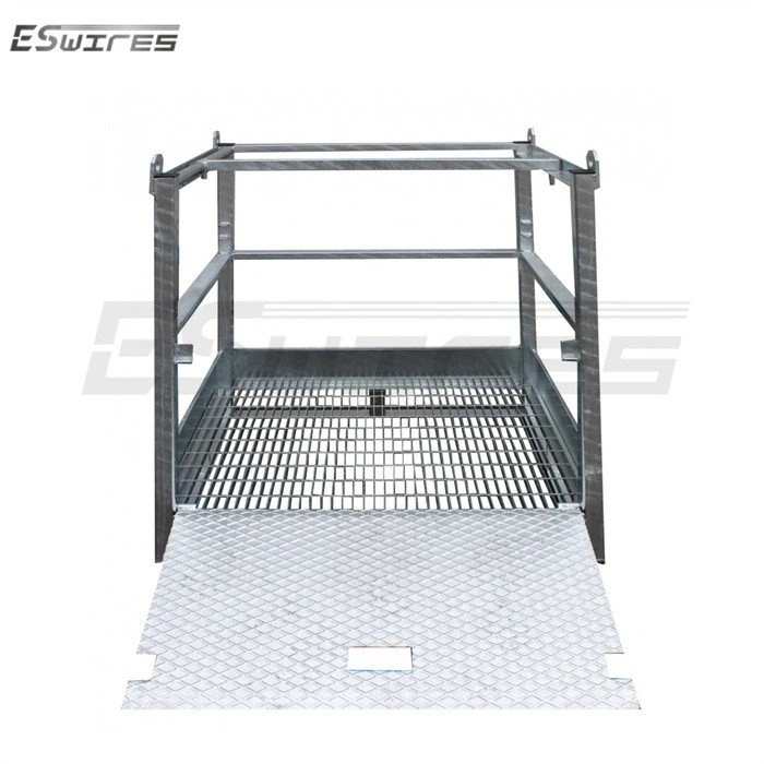Forklift metal stillages different angle